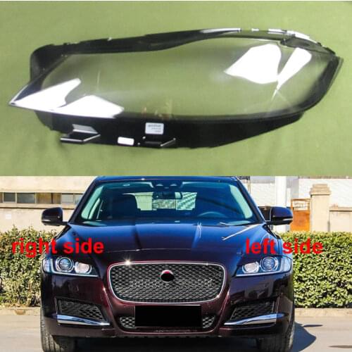 For Jaguar XF XFL 2016-2019 Headlight Cover Lamp Shade Headlights Shell Lampshade Headlamp Glass Headlight Lens