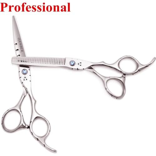 50Pcs Hair Scissors 440C 5.5 6 Professional Hairdressing Scissors Thinning Shears Barber Scissors Hair Cutting Hairdresser 1010