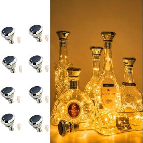 Wire String Led Lights Outdoor Lights Party Wedding Home Decor LED Shaped Cork Light Stopper Lamp for Wine Bottle Party DIY Deco
