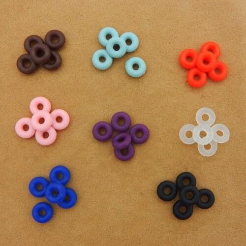 100pcs/lot 1.2x8mm Colorful Metal DIY Jewelry Findings Open Single Loops Jump Rings & Split Ring for jewelry making