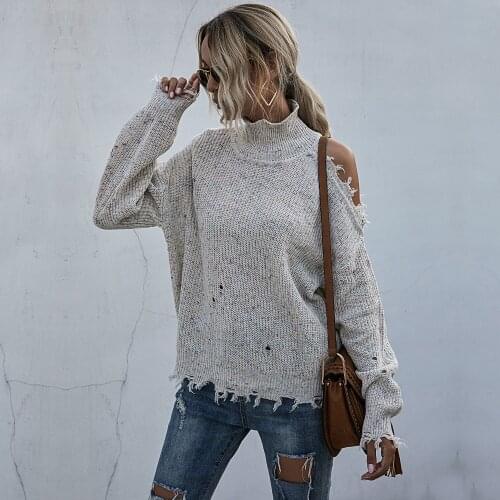 Runjiaxing Womens Off Shoulder Pullovers