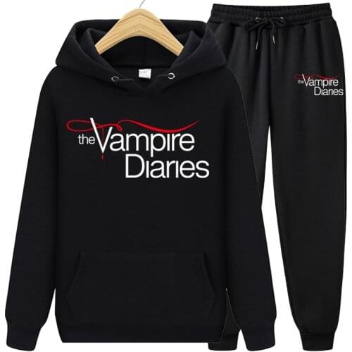 The Vampire Diaries Hoodies women/mens hodies+Jogging Pullovers Sweatshirts hoodie Women Men Casual hooded clothes unisex