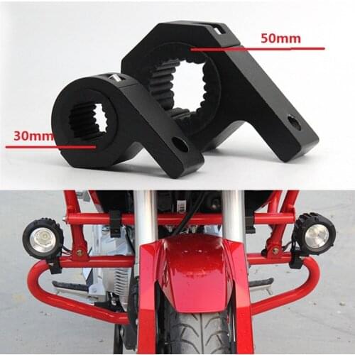 Motorcycle light lamp clip bracket Car Bumper Bull bar holder Mounting stand light bar accessory for 4x4 Offroad ATV Truck SUV