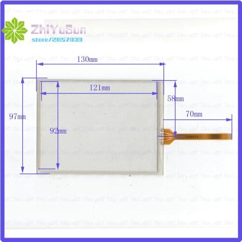 ZhiYuSun 170914 130mm*97mm 5inch 4-wires resistive touch panel for Car DVD, 130*97 for Industrial control