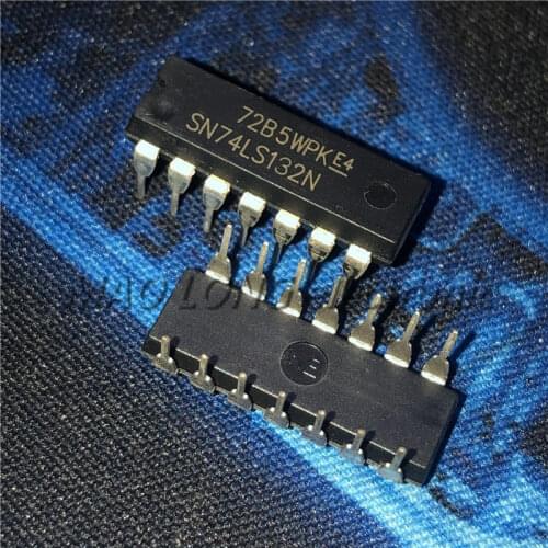 10PCS/LOT SN74LS132N DIP-14 74LS132 DIP 74LS132N DIP14 HD74LS132P Logic IC In Stock new original