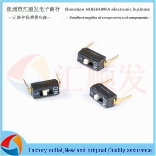 2PCS!!! DSIC01LHGET 2.54mm pitch 1 bit high push in-line DIP switch/dip code switch