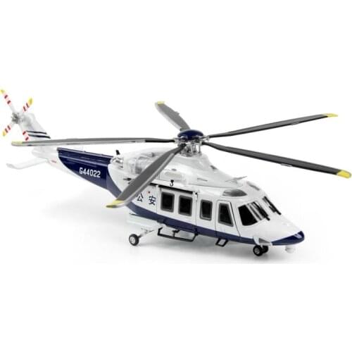 36CM 1/32 Air Force Police for AgustaWestland AW139 Helicopter Millitary Aircraft Airplane Model Toys Kid Plane Souvenir Display