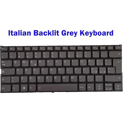 Italian Backlit keyboard for Lenovo Yoga 530-14ARR(81H9) 530-14IKB(81EK/81FQ) 530s-14ARR(81H1) 530s-14IKB(81EU) 530s-15IKB(81EV)