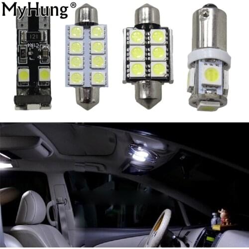 LED interior light Kit Package for Audi A4 S4 B6 B7 Sedan Avant 2002-2008 Lights Bulb Reading Dome Lamp Door Light 18pcs