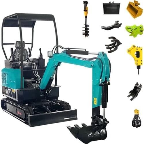 HT17 micro digger mini excavator with hydraulic pilot operating system