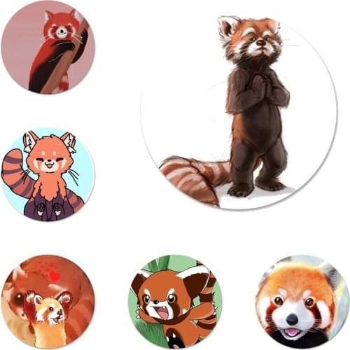 Cartoon Bat Red-panda Badge Brooch Pin Accessories For Clothes Backpack Decoration gift