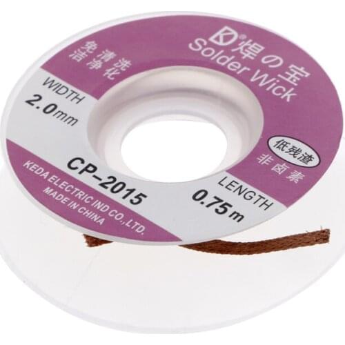 2mm Desoldering Solder Braid Wick Remover Cable Wire New