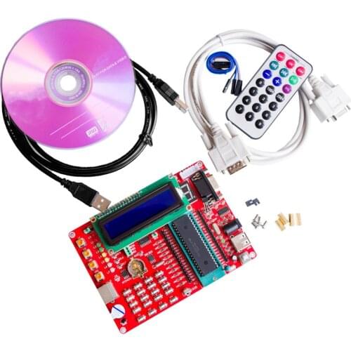 Learning board PIC microcontroller experiment board PIC microcontroller development board 16F877A video tutorials