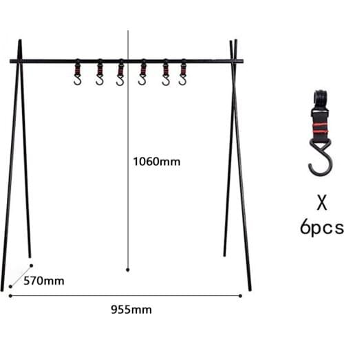 ShineTrip Outdoor Tent Shelf Camping Aluminum Alloy Light Weight Shelf Portable Triangles Folding Rack Travel Clothes Hanger