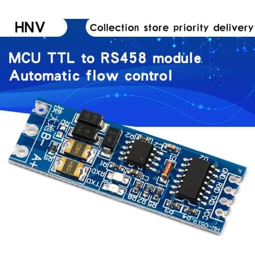 TTL Turn To RS485 Module Hardware Automatic Flow Control Module Serial UART Level Mutual Conversion Power Supply Module 3.3V 5V