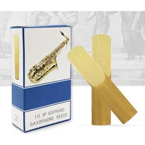 10pcs/set Alto/Soprano/Tenor Saxophone Reeds Strength 2.5 Bb Clarinet Reed