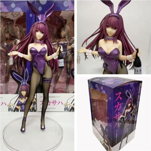 Anime Fate/grand Order Scathach Lancer Alter Sashi Ugatsu Soft Bunny Girl Sexy Girls Action Figure Toys Collectible Model