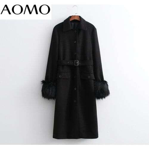 AOMO Women's Coats With A Belt