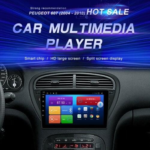 Android Car DVD For Peugeot 607 (2004 - 2010) Car Radio Multimedia Video Player Navigation GPS Android10.0 Double Din