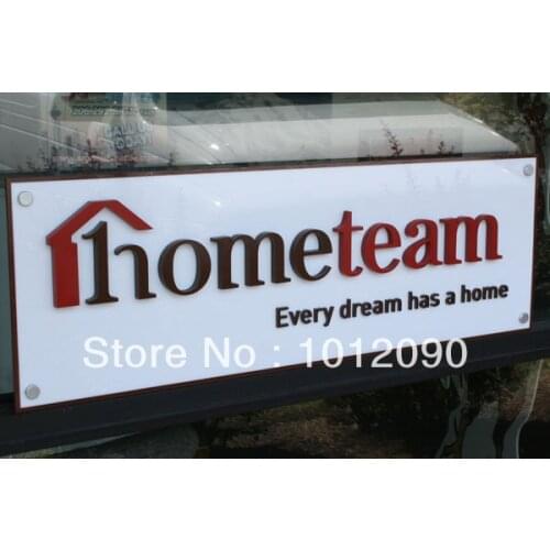 Free shipping Australia,Canada... Acrylic sheet Acrylic logo display board Acrylic advertise table display