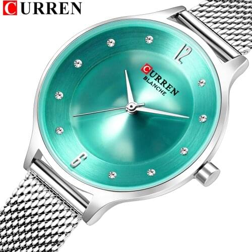 CURREN Watches Women Stainless Steel Bracelet Analog Quartz Watch 2018 Luxury Brand Casual Wristwatches Montre femme