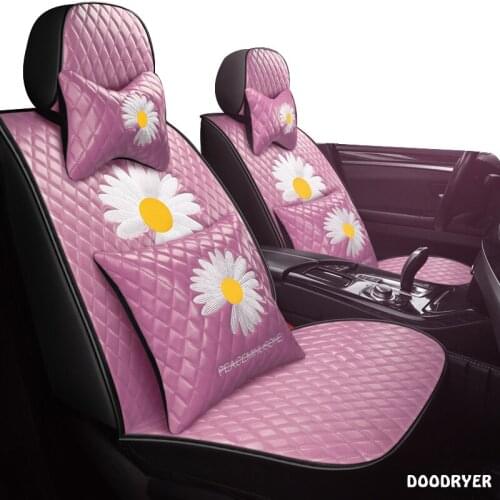 DOODRYER leather car seat covers For jeep grand cherokee compass renegade wrangler jk wrangler auto accessories car seats sets