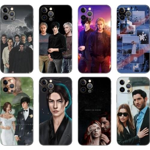 Black tpu case for iphone 5s se 2020 6 6s 7 8 plus x 10 XR XS 11 12 mini pro MAX back cover Romance Club