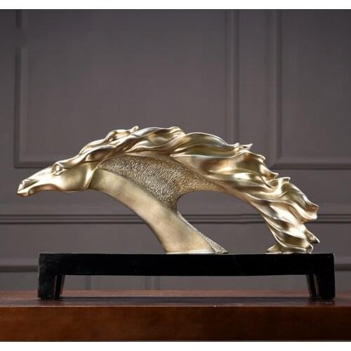 EUROPEAN RESIN LUCKY HORSE ORNAMENTS ACCESSORIES HOME LIVINGROOM FURNISHINGS CRAFTS PORCH TV CABINET OFFICE FIGURINES DECORATION