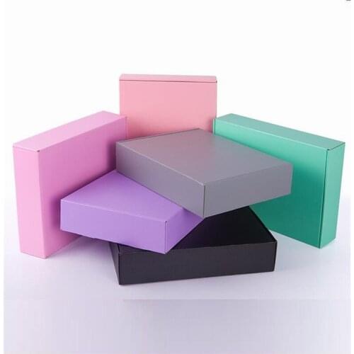 15*15*5cm colorful Large Kraft paper gift packaging box,kraft cardboard handmade soap candy box,red/black craft paper gift box