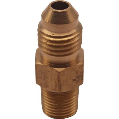 Brass Fitting Oil Gas Adapter -4 4AN To 1/8" NPT Adaptor For Most Fluid