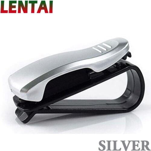 LENTAI 1Pc Auto Car glasses folder Paper clip For Citroen C4 C5 Ford kuga Audi A4 B6 B7 B8 A3 A6 C6 Q5 Peugeot 207 307 206 308