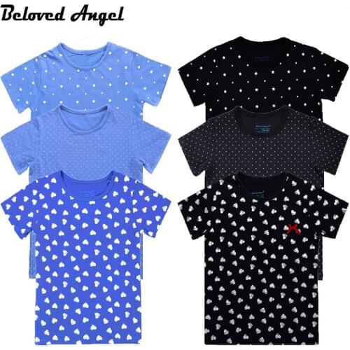 2018 Summer Baby Boy Cotton T-Shirts Infant Tees Shirt Short Sleeve Toddler Tops Girl Clothes T Shirt Children Outfits 1-6 Years