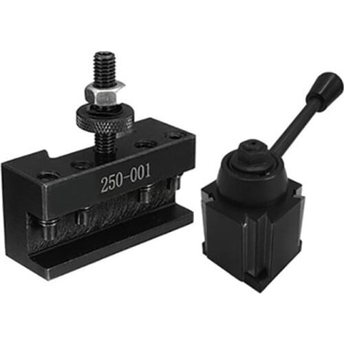 Hot 2Pcs 250 - 001 Quick Change Tool Turning Tool & 250-000 Wedge Quick Change Tool Kit Lathe Tool Knife Holder