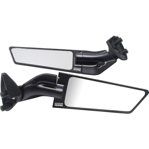 Newest Motorcycle Side Mirrors Modified Wind Wing Adjustable Rotating Rearview Mirror 2PCS For Panigale R S Panigale 1199 1299