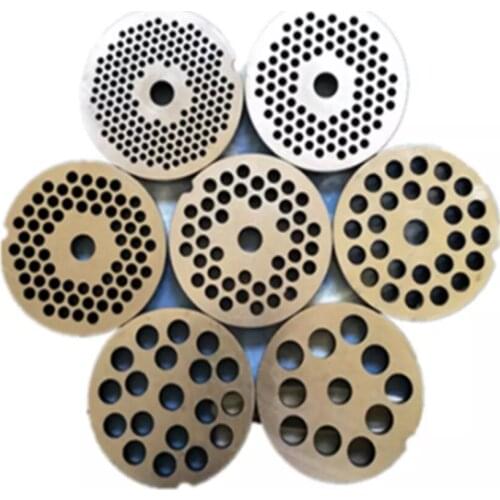 #12 Type Meat Grinder Plate 3-18mm Manganese Steel Knife For Mixer Food Chopper