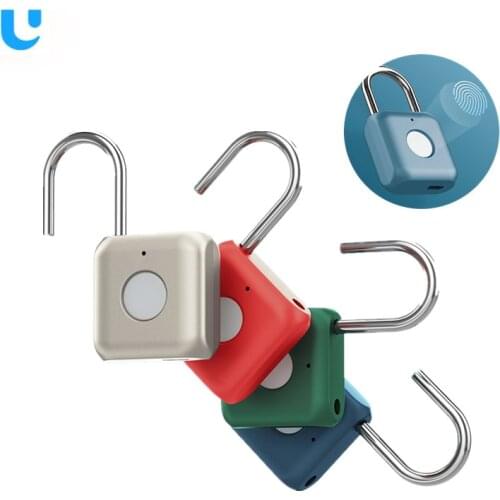 Youpin Smart Fingerprint Lock Youdian Kitty Intelligent door Padlock usb electronic Travel Office Luggage school fitness club