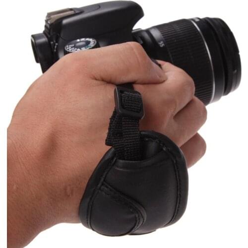 Adjustable Newest Hand Grip Camera Strap PU Leather Hand Wrist Strap For Dslr Camera for Sony Olympus Nikon Canon EOS D800