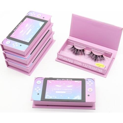 Custom Lashbox Packaging With Logo 100% Real Mink Hair Lashes Reusable Eyelashes Makeup Tools Soft Fluffy Dramatic Eyelash