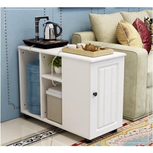 Modern and contracted sofa edge ark edge a few tea tables Nordic light luxury Angle a few move buy content rack balcony tea wate