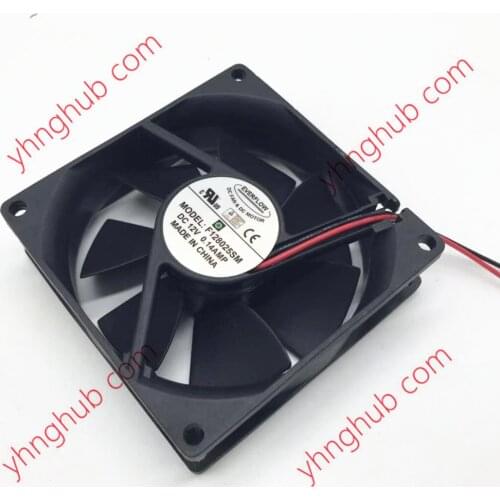 Everflow F128025SM DC 12V 0.14A 80x80x25mm 2-wire Server Cooling Fan