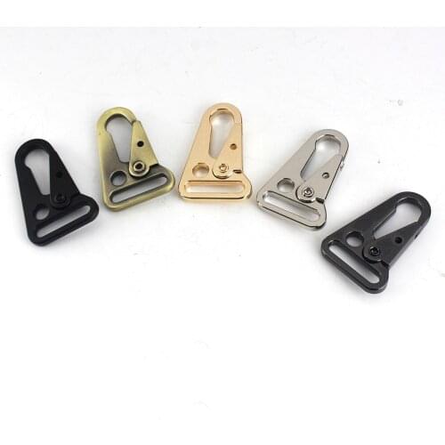 1pcs Metal Olecranon Hook Buckles Trigger Clips Buckles for Leather Strap/ Belt Bag Backpack Webbing Pet Leash Hooks 3 Sizes