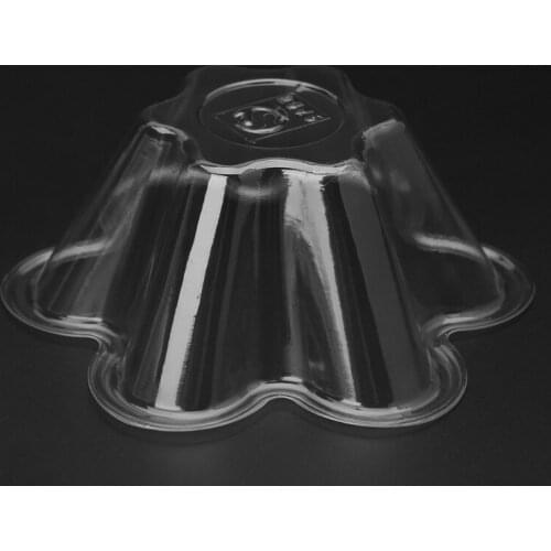 10Pcs Disposable Plastic Transparent Ice Cream Soup Candy Salad Bowl Kitchen New