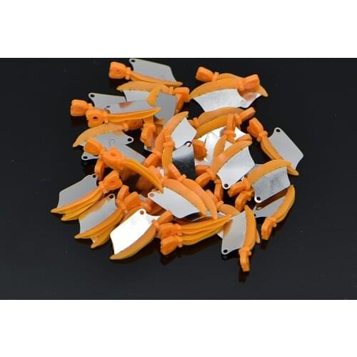 40 pcs/box Dental Wedge Knife prime teeth interproximal plastic wedge knife with dental stainless steel matrix Dental Matrices