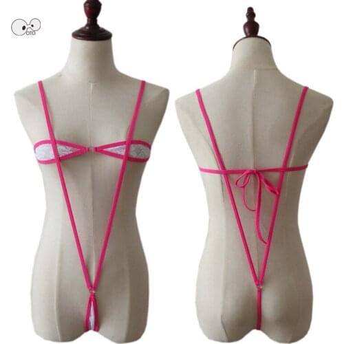 Women Extreme Transparent Lace Micro Bikinis Set Sexy See Through Beach Sunbath Swimwear Erotic Costumes Lingerie Bathing Suit