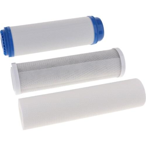 Water Filter 3 Stage Filtration System CTO UDF Replacement Filter Cartridges
