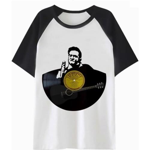 Johnny Cash t shirt clothing tee cartoon female harajuku kawaii tshirt tops t-shirt women graphic femme K2520