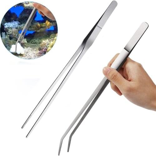 Aquarium Tank Tools Aquarium Scissor Tweezers Tool Stainless Steel Aquatic Plants Set for Aquarium Maintenance