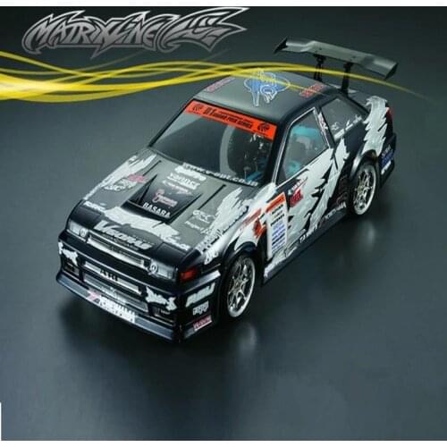 1set AE86 DR86 drift RC PC body shell 195 width Transparent clean no painted drift shell body RC hsp hpi trax Tamiya