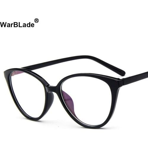 Fashion Ladies Eyeglasses Cat Eye Clear Glasses Frame Luxury Brand Design Glasses Women Eyewear Frames Optical Spectacle Frame