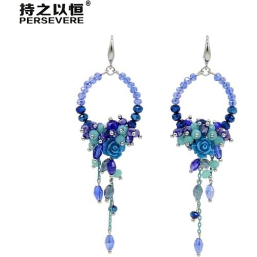 Серьги с камнями PERSEVERE China At AliExpress